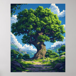 Farbenfrohe Cartoon Style Illustration Poster - Ho