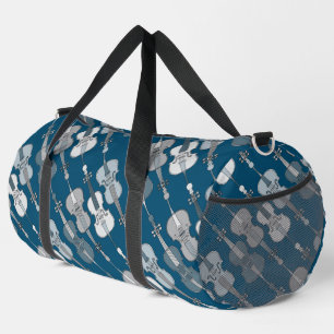 Farbenfrohe Cellos Pattern Duffle Bag