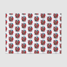 Farbenfrohe Chainsaw Clown Halloween-Party Cartoon Seidenpapier