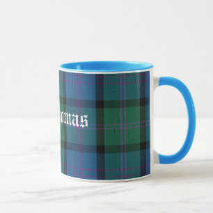 Farbenfrohe Classic MacThomas Tartan Karierte Tass Tasse