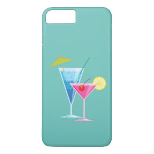 Farbenfrohe Cocktails iPhone 7 Plus Case türkis