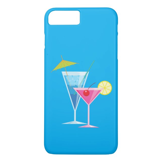 Farbenfrohe Cocktails iPhone 7 Plus Fall Case-Mate iPhone Hülle (Rückseite)