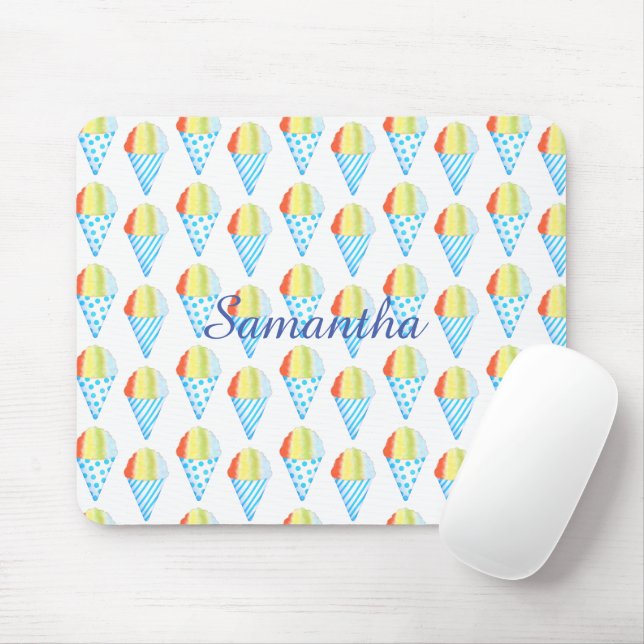 Farbenfrohe Cold Cone Dessert Mousepad (Mit Mouse)