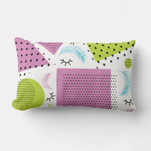 Farbenfrohe Collage Gemetrische Formen Eyelashes