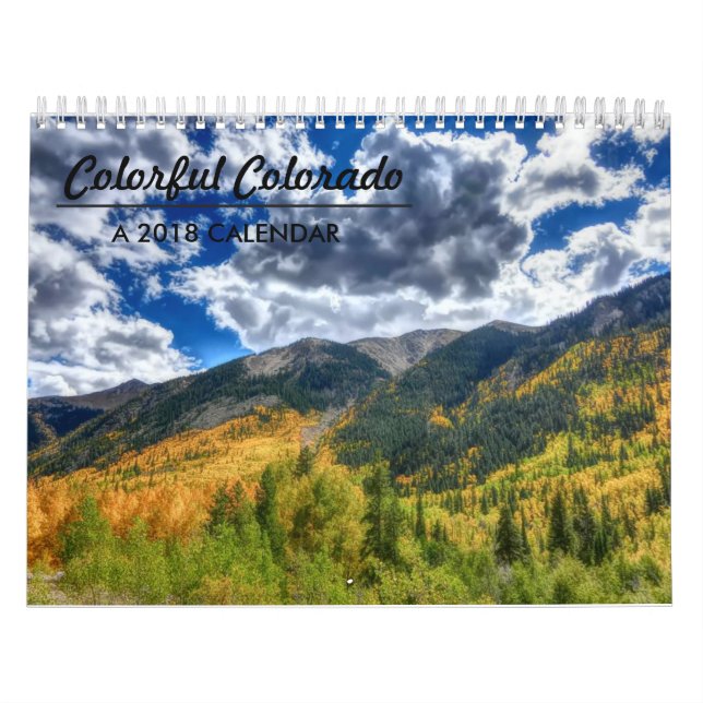 Farbenfrohe Colorado 2018 Kalender (Titelbild)
