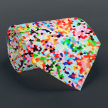 Farbenfrohe Confetti Abstraktes Muster Krawatte<br><div class="desc">Coole bunte einzigartige abstrakte Konfetti-Muster.</div>