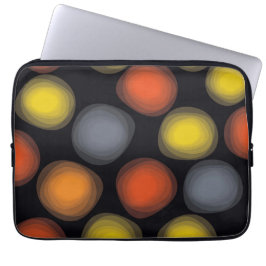 Farbenfrohe, coole, moderne, trendige Abstraktion  Laptopschutzhülle
