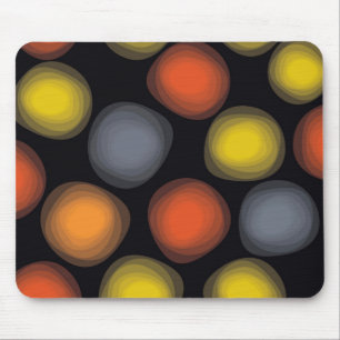 Farbenfrohe, coole, moderne, trendige Abstraktion Mousepad