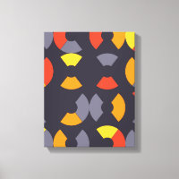 Farbenfrohe, coole, trendige, moderne, urbane Rund