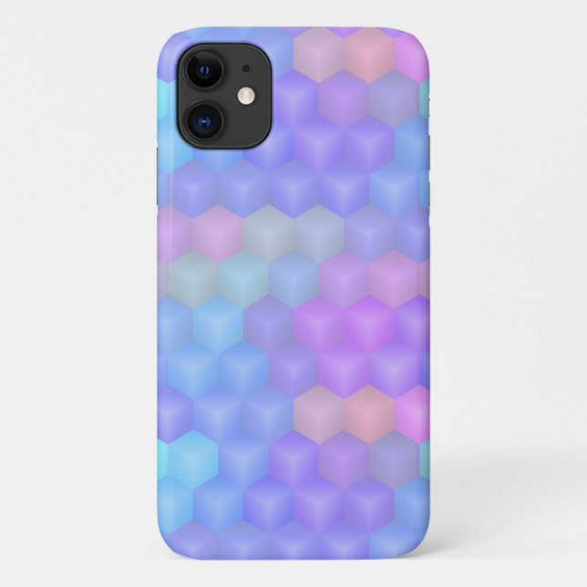 Farbenfrohe Cubes Phone Case (Rückseite)