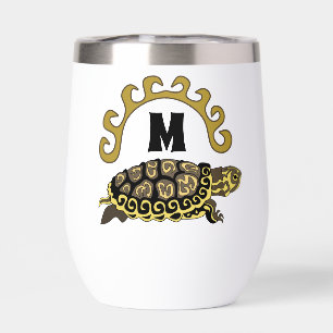 Farbenfrohe Cumberland Slide Turtle Monogram