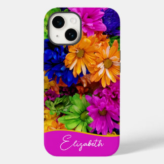 Farbenfrohe Daisies Floral Case-Mate iPhone 14 Hülle