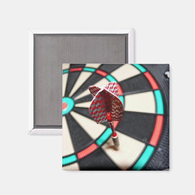Farbenfrohe Dartboard Magnet (Vorderseite/Rückseite)