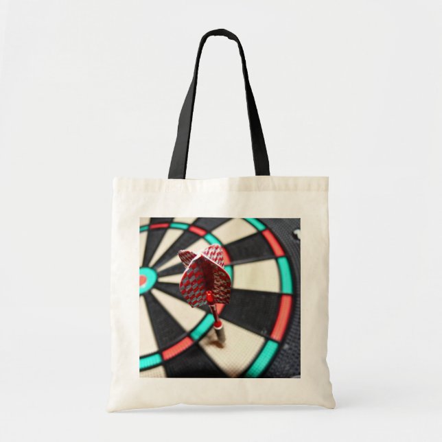 Farbenfrohe Dartboard Tote Bag Tragetasche (Vorne)