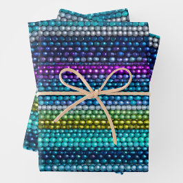 Farbenfrohe Deckenplatten Geschenkpapier Set