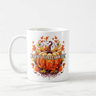 Farbenfrohe Dekoration Autumn Halloween Pumpkin Kaffeetasse