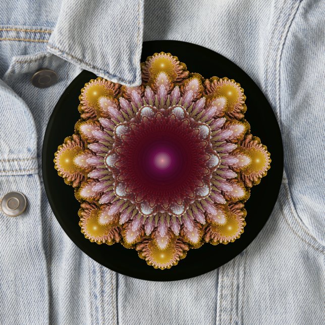 Farbenfrohe Dekoration Button (Beispiel)