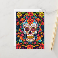 Farbenfrohe Dia de Muertos ☠️ Sugar Skull