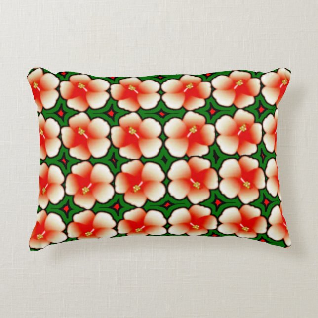 Farbenfrohe digitale 3D-Design Polyester Fabri geb Dekokissen (Vorderseite)