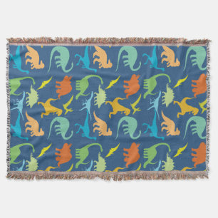 Farbenfrohe Dinosaurier Muster Decke