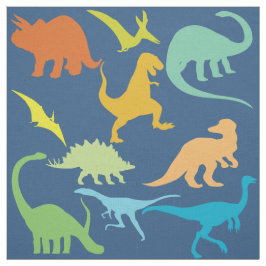 Farbenfrohe Dinosaurier Stoff