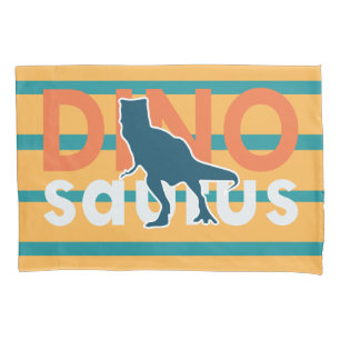Farbenfrohe Dinosaurier T-rex Cartoon Jungs Kinder Kissenbezug