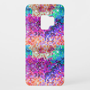 Farbenfrohe Disco Glitzer Geometrisches Muster Case-Mate Samsung Galaxy S9 Hülle