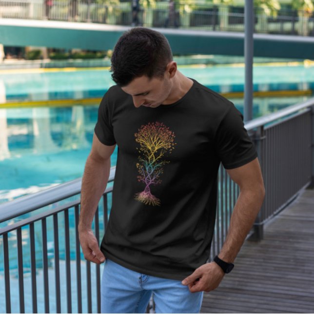 Farbenfrohe DNA Tree T-Shirt (Von Creator hochgeladen)