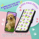 Farbenfrohe Dog Paw Print Design, bearbeitbare Paw Geldbeutel Hülle Für Das Samsung Galaxy S5<br><div class="desc">Beginnen Sie Ihren Tag pawsitiv. Tragen Sie Ihr Handy mit einem bezaubernden Hundepaw-Print-Design. Geeignet für den täglichen Gebrauch oder als Geschenk für Hunde- und Haustierfreunde. Anpassbare Paw-Farben: Die Pfotendrucke sind vollständig editierbar, sodass Sie bis zu 5 Farben für jede Hundepfote ändern können. Äußern Sie Ihre Persönlichkeit und Liebe für Hunde,...</div>