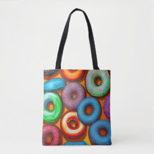 Farbenfrohe Donuts Orange