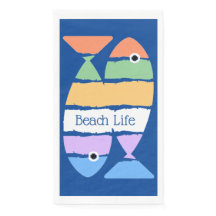 Farbenfrohe Doppel-Fisch-Handtuch Napkins
