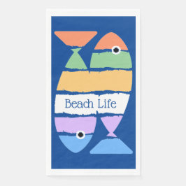 Farbenfrohe Doppel-Fisch-Handtuch Napkins Serviette