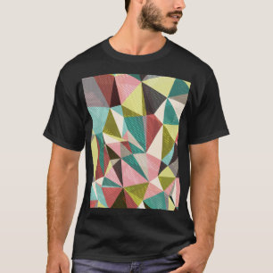 Farbenfrohe Dreiecke, abstrakte geometrische Forme T-Shirt