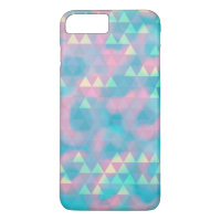 Farbenfrohe Dreiecke wolkig Blue Case-Mate iPhone 