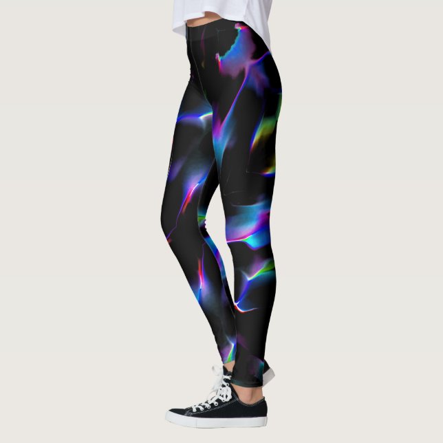 Farbenfrohe Dünen im Dunkeln Leggings (Links)