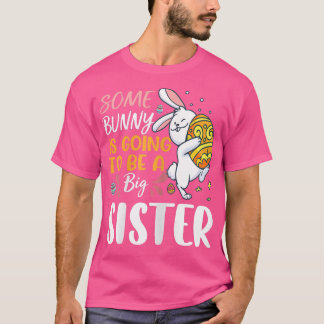 Farbenfrohe Eier Große Schwester Bunny Osterschwan T-Shirt