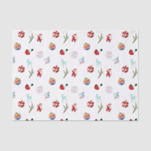 Farbenfrohe einfache Weihnachten Seidenpapier