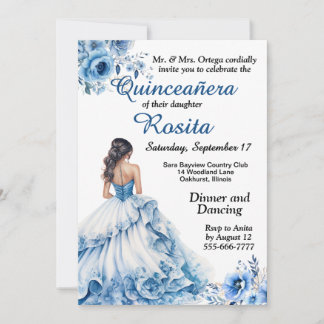 Farbenfrohe Einladung zu Quinceanera