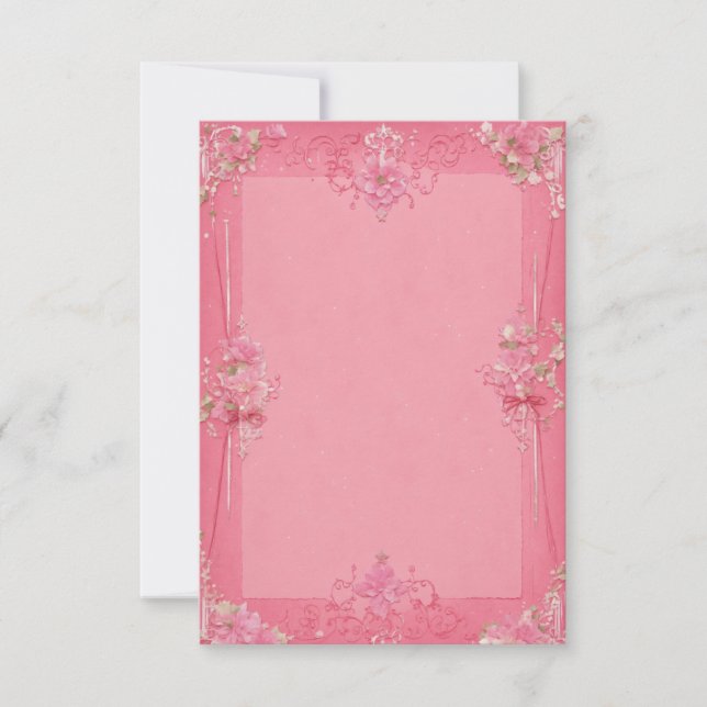 Farbenfrohe Einladungen für Freunde und Verwandte (Vorderseite)