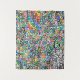 Farbenfrohe einzigartige Tapisserie 2021 - Paintga Wandteppich