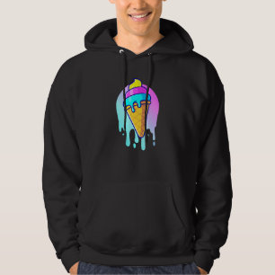 Farbenfrohe Eiscreme Sommerferien Ice Hoodie