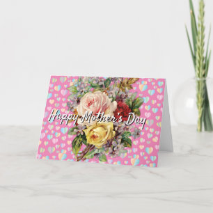 Farbenfrohe Elegante Muttertagskarte Feiertagskarte