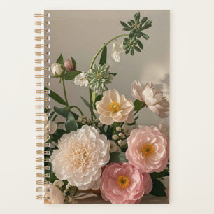 Farbenfrohe Elegante, Vintag inspiriert Blume Planer