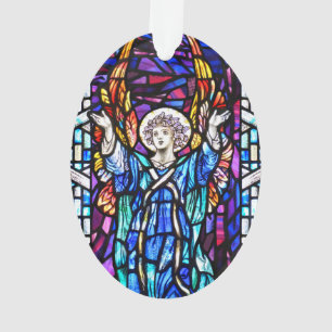 Farbenfrohe Engel-Ornament Ornament