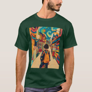 Farbenfrohe Entdeckungsreise: Ein lebhaftes Erlebn T-Shirt