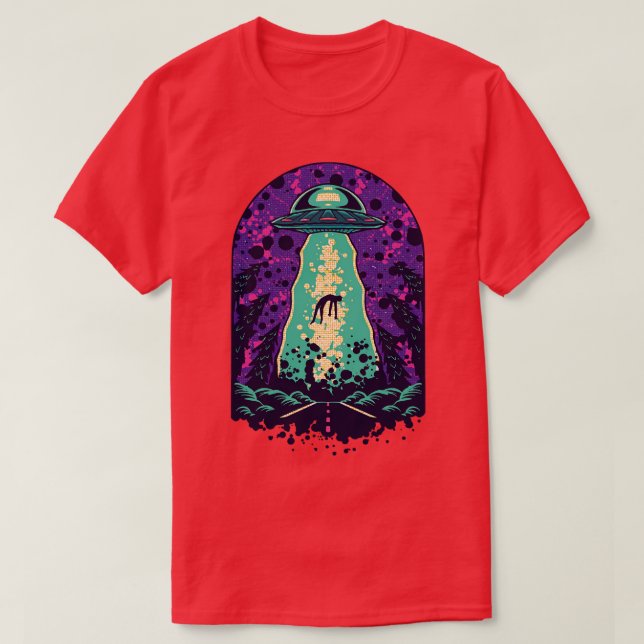 Farbenfrohe Entführung T-Shirt (Design vorne)