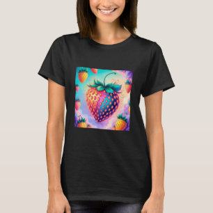 Farbenfrohe Erdbeere T-Shirt