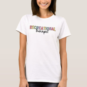 Farbenfrohe Erholungstherapeutin T-Shirt