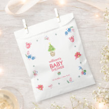 Farbenfrohe Es ist kalt draußen Winter-Baby-Party 