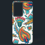Farbenfrohe Ethnic Vintag Floral Paisley Samsung Galaxy Hülle<br><div class="desc">Schöne farbenfrohe Wasserfarben ethnische Blumenpaisley großen Druck. Es handelt sich um ein nahtloses Muster und der Druck kann größer oder kleiner gemacht werden. Cooles,  mutiges,  mädchenhaftes Design. Benutzerdefinierter weißer Hintergrund</div>